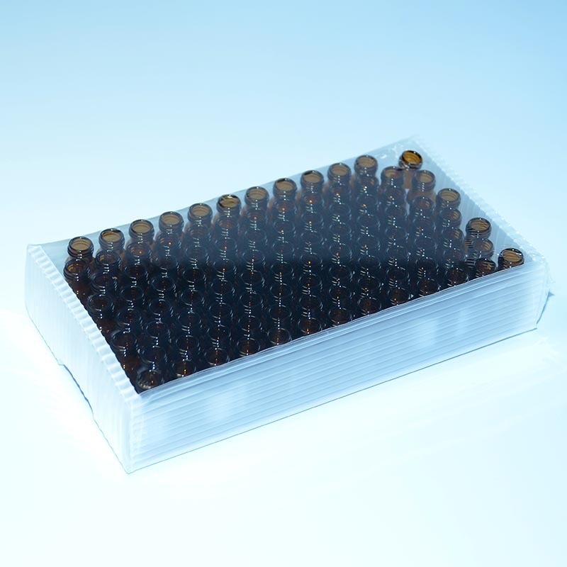 Wide Opening 2ml Graduated Glass Sample Vials Amber Vials